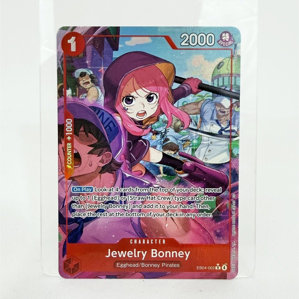 Jewelry Bonney EB04-002 OP15 Alt Art R Adventure on Kami’s Island NM One Piece